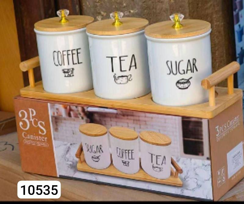 طقم قهوه وشاي وسكر *استاند