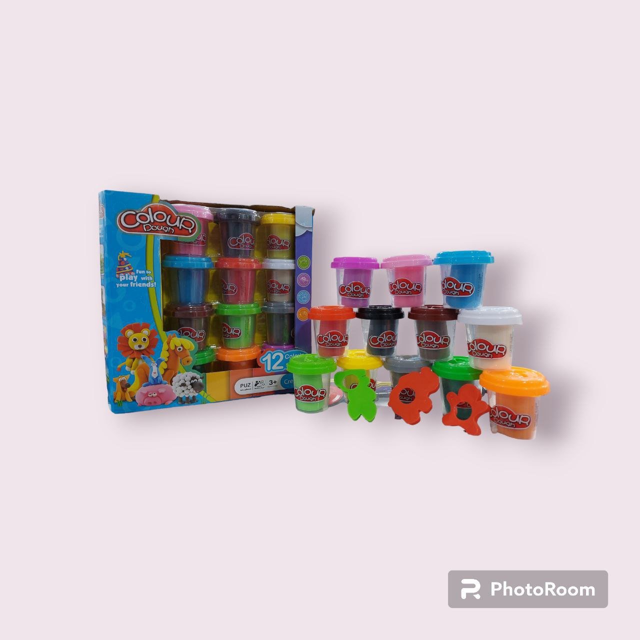 صلصال الوان 12 * علبه فاكيوم