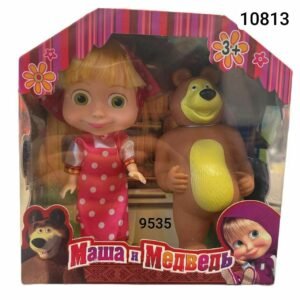 عروسه ماشا والدب علبه فاكيوم