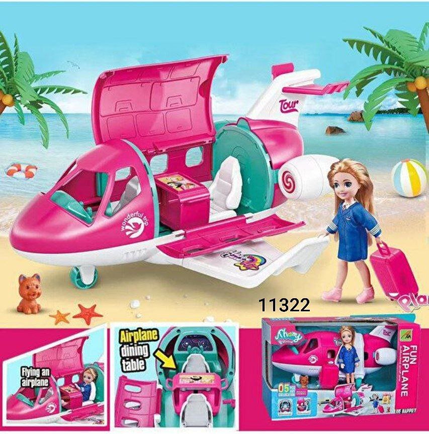 طيارة + عروسه